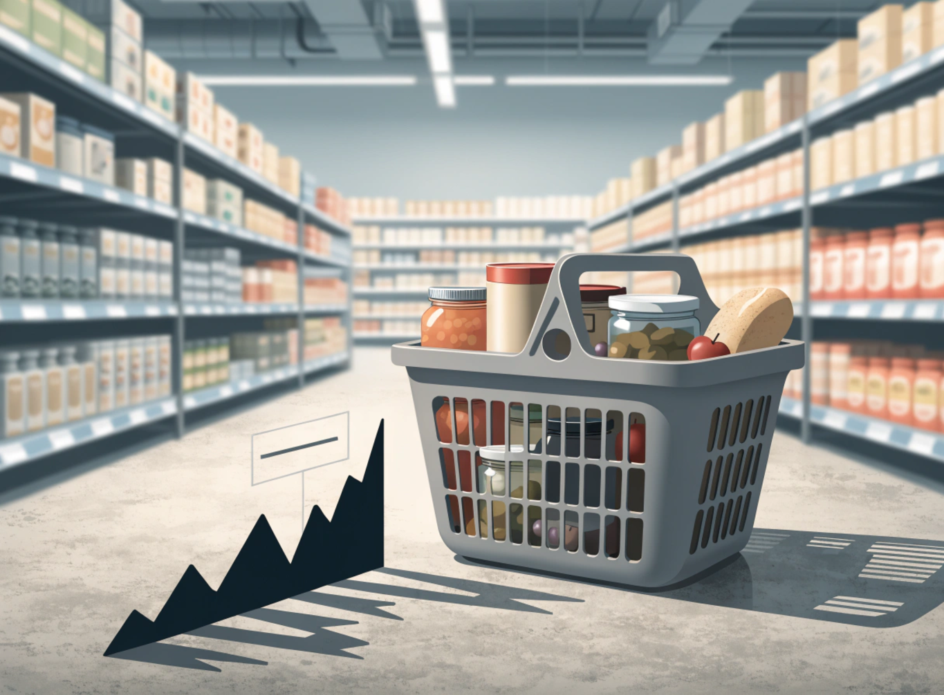 Инфляция замедляется, но люди всё равно чувствуют рост цен